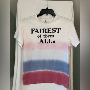Disney Princess Fairest Of Them All Tye Dye Snow White T-shirt Size Medium